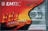 Compact Cassette Emtec FE I Ferro Extra 60 Type I Normal 1999 Brazil