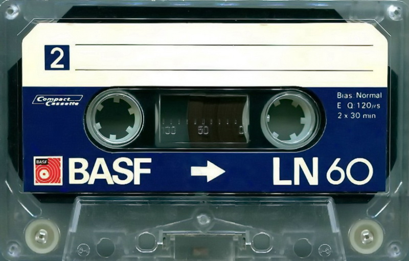 Compact Cassette BASF 60 Type I Normal 1981 Japan