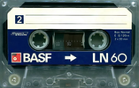 Compact Cassette BASF 60 Type I Normal 1981 Japan