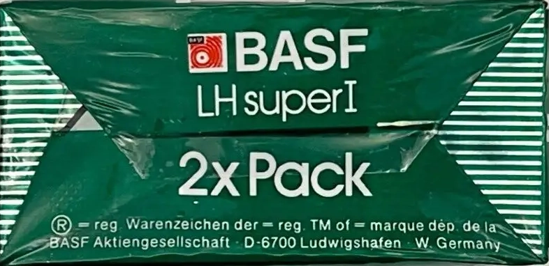2 pack BASF LH Super I 90 Type I Normal 1985 Europe
