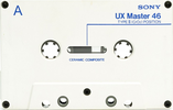 Compact Cassette Sony UX Master 46 Type II Chrome 1988 Japan