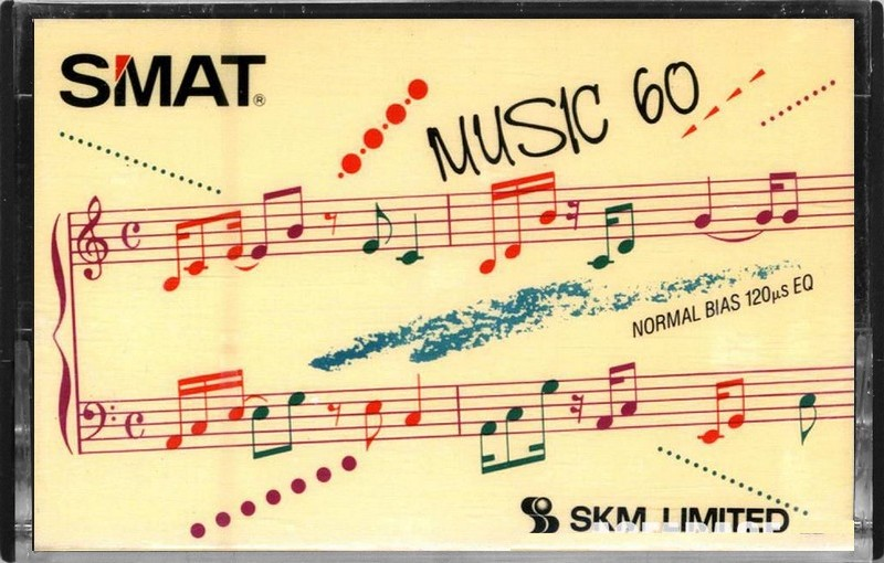 Compact Cassette Smat 60 "Music" Type I Normal 1999 South Korea