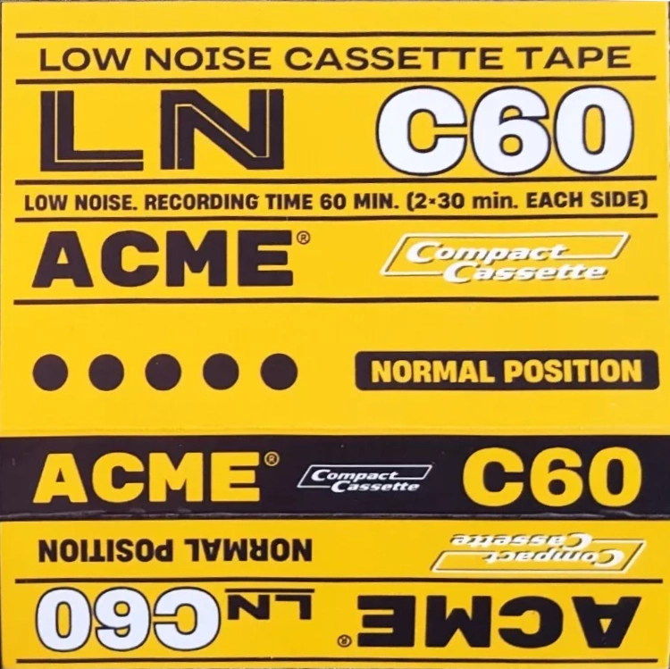 Compact Cassette Acme 60 "Time Ton Tape" Type I Normal Germany