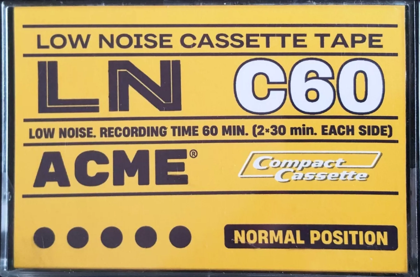 Compact Cassette Acme 60 "Time Ton Tape" Type I Normal Germany