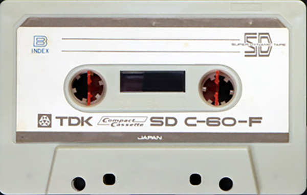 Compact Cassette TDK SD 60 "C-60F" Type I Normal 1968 Japan