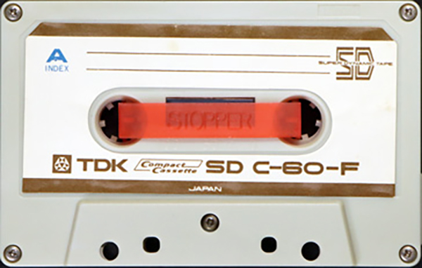 Compact Cassette TDK SD 60 "C-60F" Type I Normal 1968 Japan