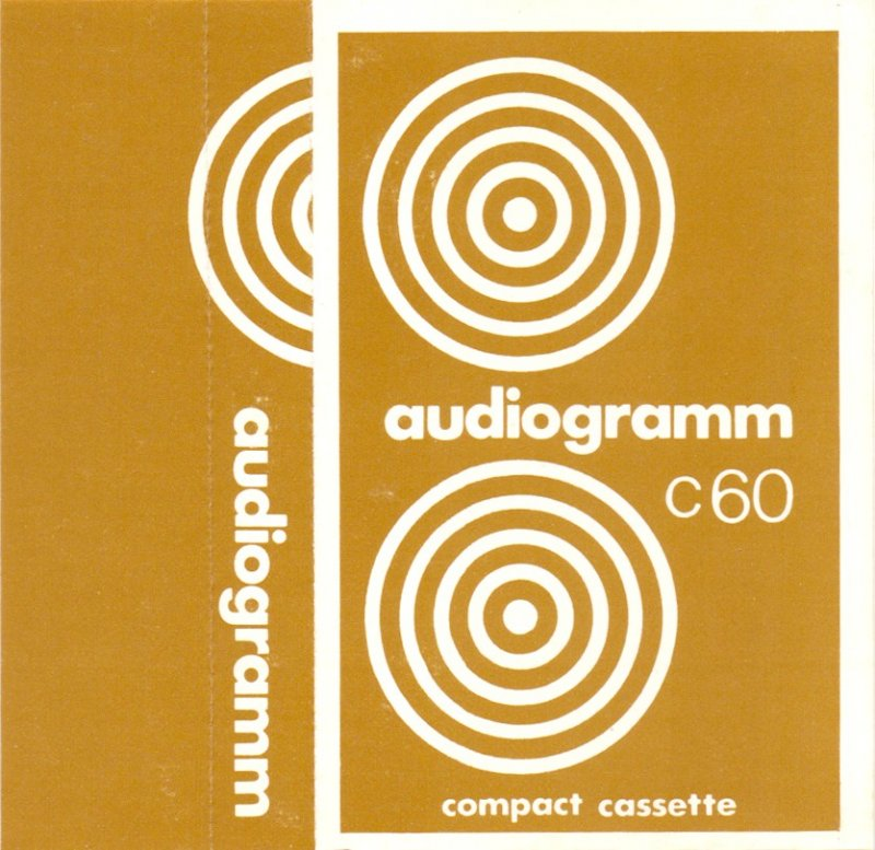 Compact Cassette Audiogramm 60 Type I Normal 1979 France