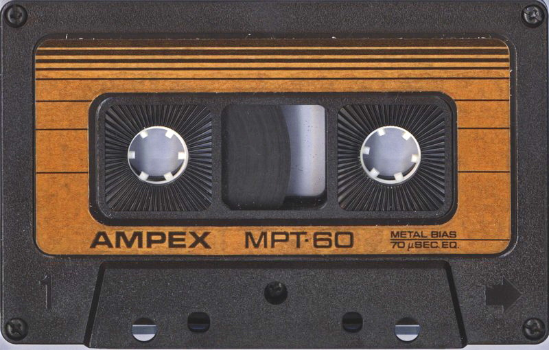 Compact Cassette Ampex MPT 60 Type IV Metal 1982 USA