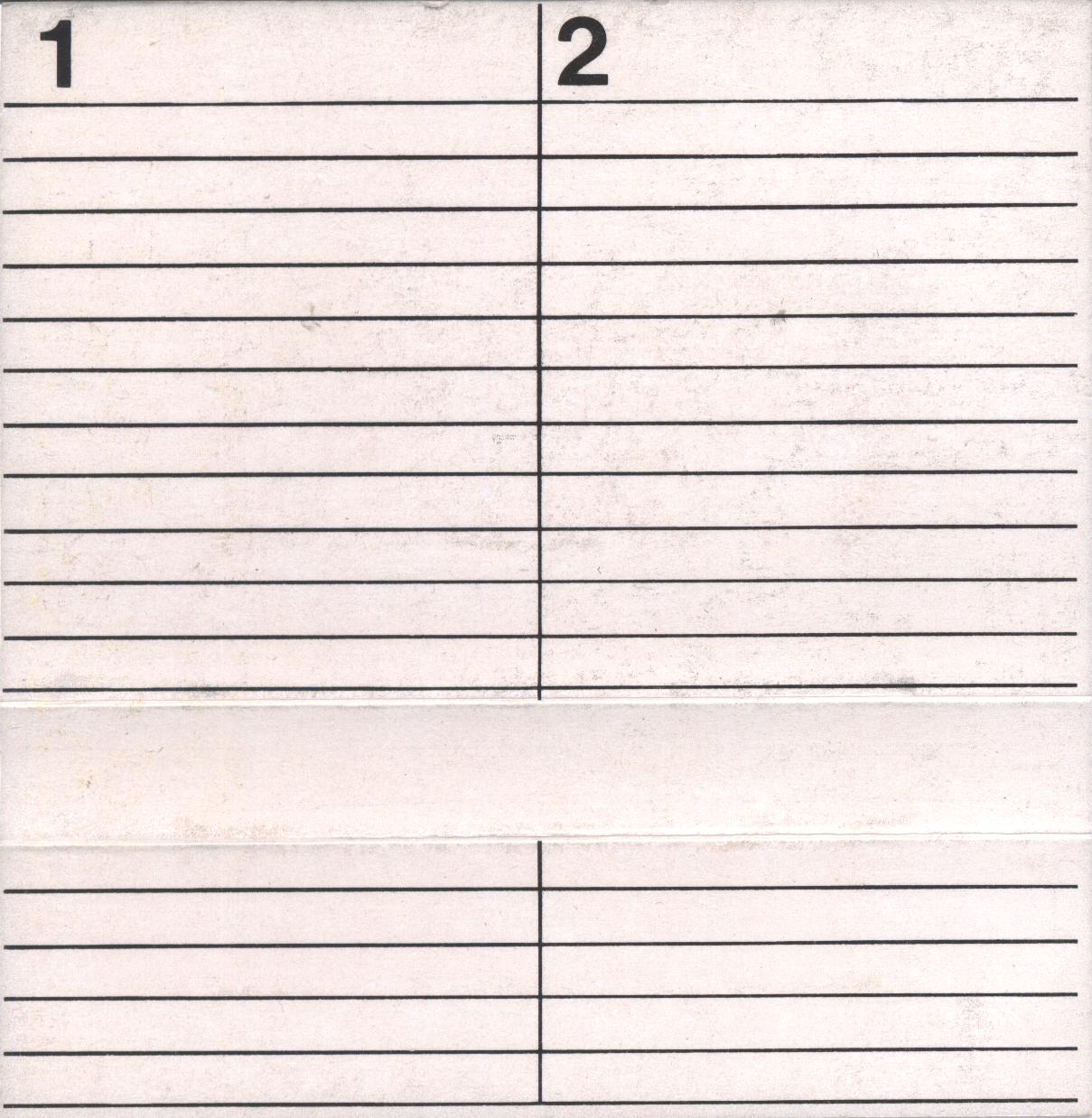 Compact Cassette Universum Super 60 Type II Chrome 1979 Europe