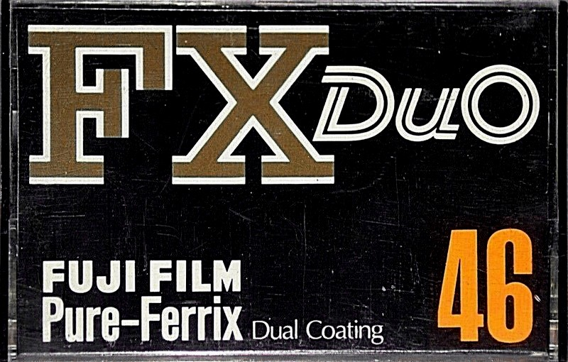Compact Cassette Fuji Film FX Duo 46 Type I Normal 1974 Japan