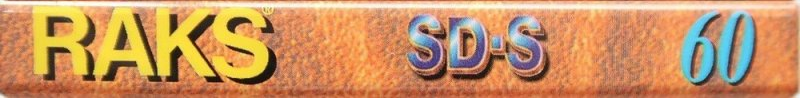 Compact Cassette RAKS SD-S 60 Type II Chrome 1993 Europe