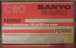 Compact Cassette Sanyo Serd 60 Type I Normal 1983 Europe