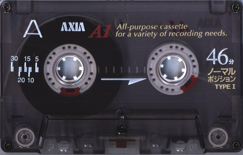 Compact Cassette AXIA A1 46 "A1SB 46" Type I Normal 1997 Japan