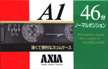 Compact Cassette AXIA A1 46 "A1SB 46" Type I Normal 1997 Japan
