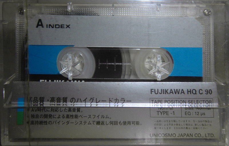 Compact Cassette Fujikawa 90 "HQ" Type I Normal Japan
