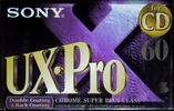 Compact Cassette Sony UX-Pro 60 Type II Chrome 1998 Europe