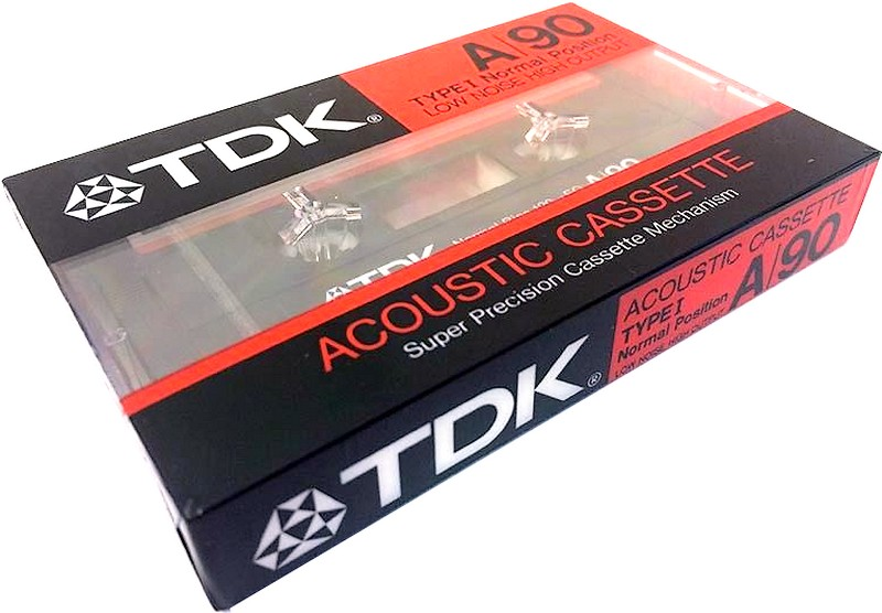 Compact Cassette TDK A 90 Type I Normal 1987 USA