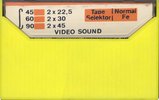 Compact Cassette Video Sound 60 Type I Normal 1980 Poland