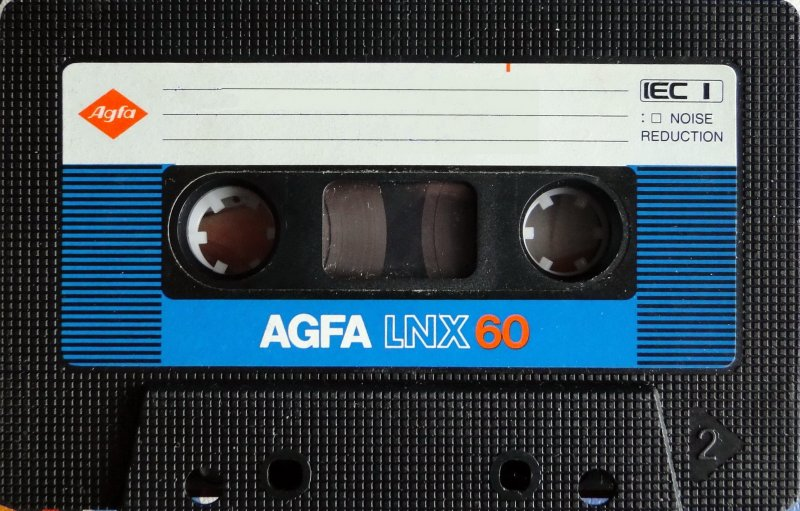Compact Cassette AGFA LNX 60 Type I Normal 1985 Europe