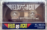Compact Cassette Citizen Felix The Cat 46 "FL-46GRA" Type I Normal 1986 Japan