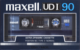 Compact Cassette Maxell UDI / UD1 90 Type I Normal 1985 Europe