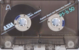 Compact Cassette AXIA PS-Is 50 "PS-Is 50 N" Type I Normal 1988 Japan
