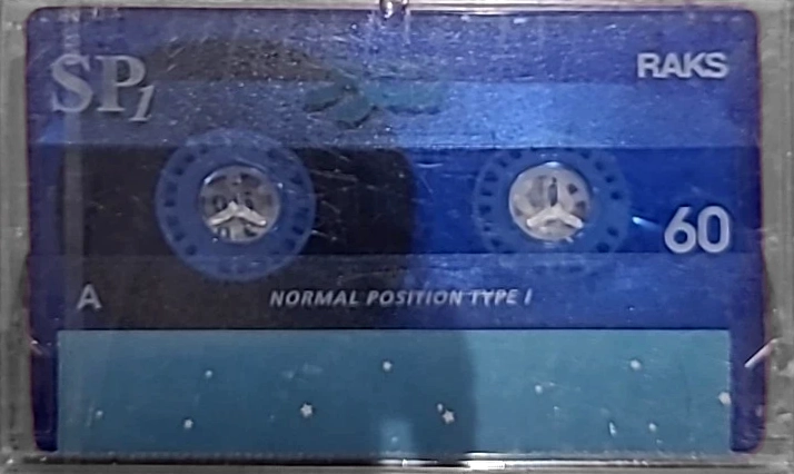 Compact Cassette RAKS SP 1 60 "Nestle Baci" Type I Normal 1998 Turkey