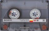Compact Cassette Sony HF 10 Type I Normal 1986 Japan