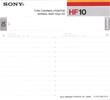Compact Cassette Sony HF 10 Type I Normal 1986 Japan