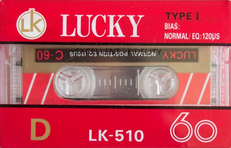 Compact Cassette Lucky D LK-510 60 Type I Normal 1989 China