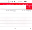 Compact Cassette Lucky D LK-510 60 Type I Normal 1989 China
