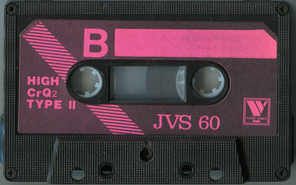 Compact Cassette Jugovideo Golubac 60 "JVS" Type II Chrome Yugoslavia