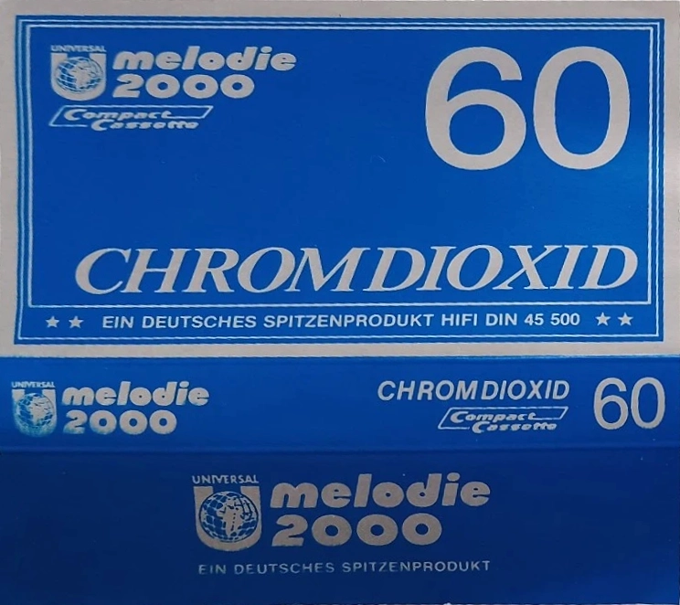 Compact Cassette Melodie 2000 60 Type II Chrome 1985 Germany