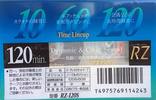 Compact Cassette Victor RZ 120 "RZ-120S" Type I Normal 1996 Japan