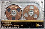 Compact Cassette Recoton SHB 60 "STUDIO cassette" Type II Chrome 1984 USA