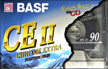 Compact Cassette BASF CE II Chrome Extra 90 Type II Chrome 1995 Europe
