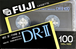 Compact Cassette Fuji DR-II 100 Type II Chrome 1989 North America