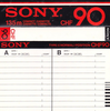 Compact Cassette Sony CHF 90 Type I Normal 1978 Japan