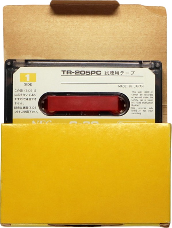 Compact Cassette NEC TR 30 "TR-205PC" Demonstration Tape 1972 Japan