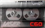 Compact Cassette Laser UHD I 60 Type I Normal USA