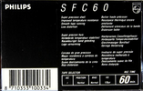 Compact Cassette Philips SF 60 Type I Normal 1987 Europe
