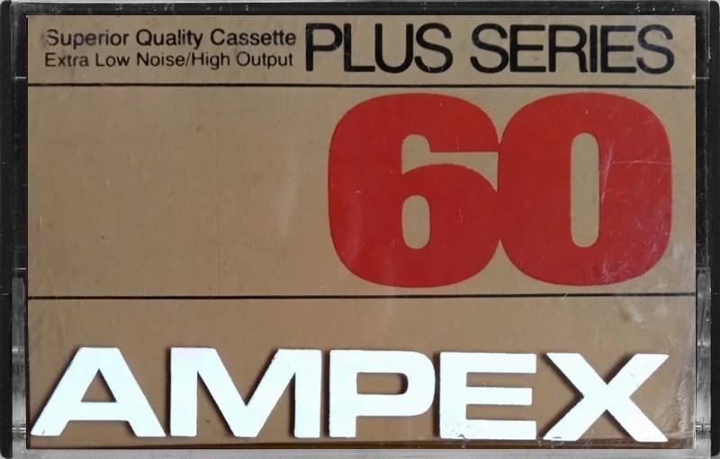 Compact Cassette Ampex Plus Series 60 Type I Normal 1978 Brazil