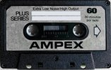 Compact Cassette Ampex Plus Series 60 Type I Normal 1978 Brazil