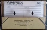 Compact Cassette Ampex Plus Series 60 Type I Normal 1978 Brazil