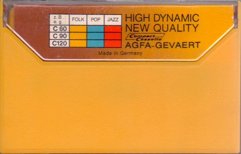 Compact Cassette AGFA Ferrocolor 90 Type I Normal 1978 Europe