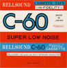 Compact Cassette Bellsound 60 Type I Normal 1982 Japan