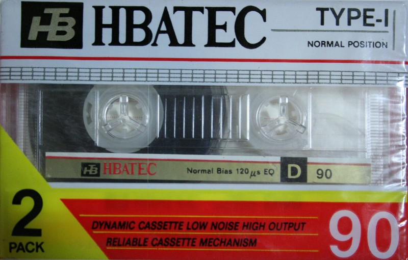 Compact Cassette Hbatec 90 Type I Normal Worldwide