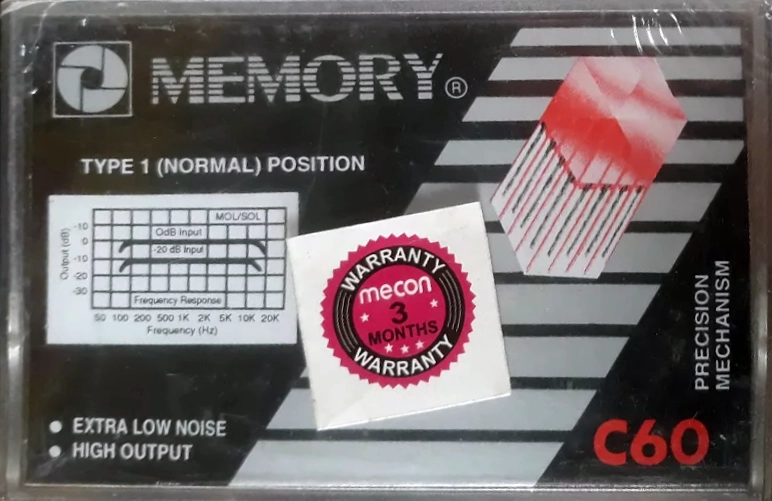 Compact Cassette Memory 60 Type I Normal Unknown Country
