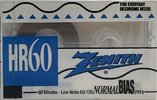 Compact Cassette Zenith HR 60 Type I Normal 1990 USA