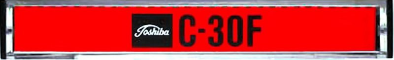 Compact Cassette Toshiba F 30 Type I Normal 1973 Japan